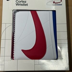 Nike Icon Cortez Wristlet in Black